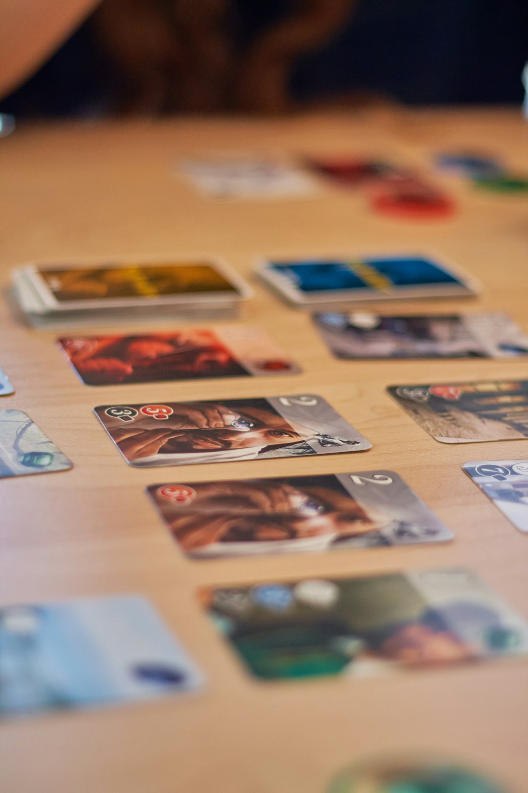 Splendor card game set up